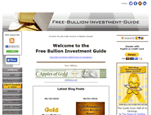 Tablet Screenshot of free-bullion-investment-guide.com